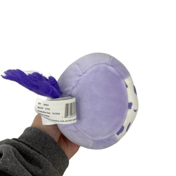 Squishmallows Kellytoy Purple Meadow the Spring Horse Spotted Farm Stuffed Pony - Picture 8 of 11